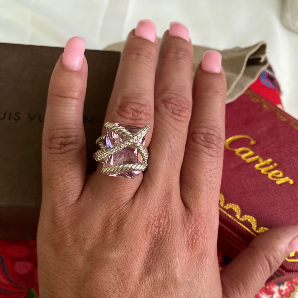 David Yurman cable Diamond ring